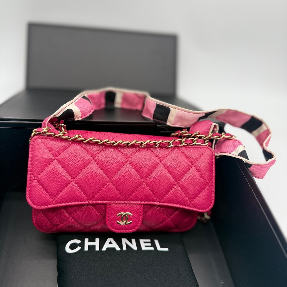 Chanel Silk Two-Way Runway Bag